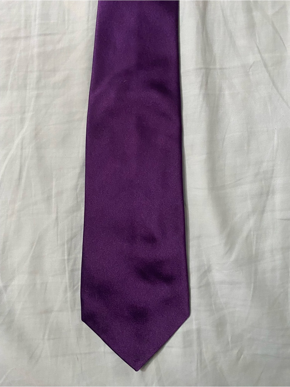 Ralph Lauren Purple Label Solid Purple Men's Tie